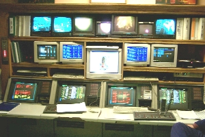 Control room of the Preston incinerator
